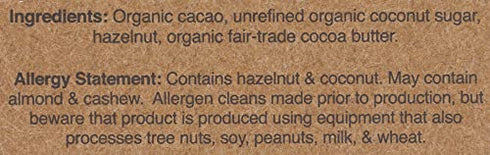 Hu Kitchen, Bar Chocolate Hazelnut Praline, 2.1 Ounce