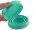Collapsible Silicone Cup Foldable Sterilizing Cup for Menstrual Cups and Storing Your Diva Cup - Foldable for Travel from LUCKY CLOVER (Sky Blue)