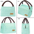 Buringer Reusable Insulated Lunch Bag Cooler Tote Box Meal Prep for Men & Women Work Picnic or Travel ?Geometry Green?
