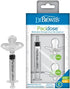 Dr. Brown's Pacidose Pacifier and Liquid Baby Medicine Dispenser with Oral Syringe and Two Sizes of Pacifier Bulbs - 0-6m and 6-18m