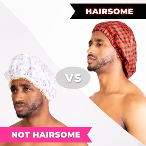 Shower Cap for Men. Stay dry, stay cool.