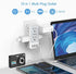 Multi Plug Outlet Extender with USB, TESSAN Electrical 7 Outlet Splitter with 3 USB Wall Charger, Multiple Power Expander for Cruise, Home, Office, Dorm Essentials