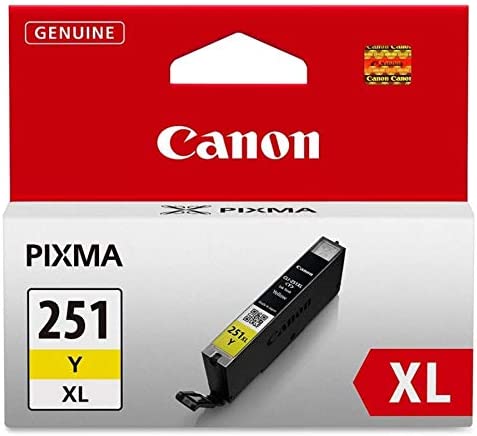 Canon CLI-251XL Yellow Compatible to iP7220,iX6820,MG5420,MG5520/MG6420,MG5620/MG6620,MX922/MX722,iP8720,MG6320,MG7120,MG7520 Printers