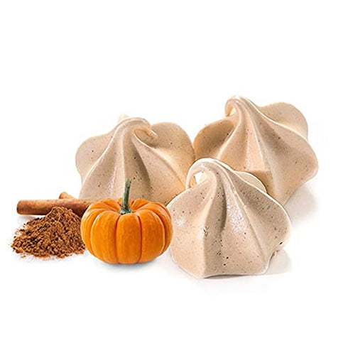 Krunchy Melts - Original Meringue Cookies - Pumpkin Spice Flavor - Fat Free - Gluten Free - Nut Free -90 Calories Per Serving - Low Calorie Snack - Sweet Treats - 4 Oz