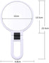15x Magnifying Handheld Mirror ,Travel Folding Hand Held Mirror,Double Sided Pedestal Makeup Mirror with 1/15x Magnification