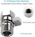 Shower Regulator Valve, APLusee Brass Shower Head Shut Off Control Valve, Water Flow Restrictor with On Off Switch, Chrome