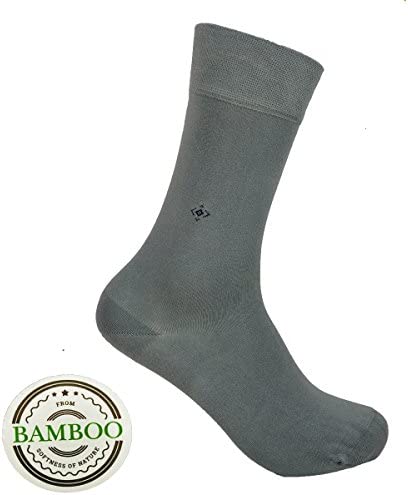 Diabetic Bamboo Socks Natural Comfortable Soft for Men Women - Made in Turkey for High Circulation, Diabetes, Varicose Veins, Maternity Pregnancy (Mixed 4 Pairs)