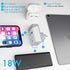 Ceptics Israel Power Adapter, QC 3.0 & PD, Safe Dual USB & USB-C - 2 USA Socket Compact & Powerful - Use in Jerusalem, Holy Land, Palestine, Gaza Strip - Type I AP-14- Fast Charging