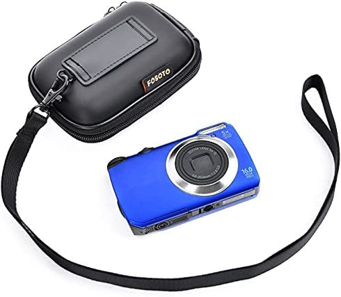 Snug Fit Black Camera Case Compatible with Canon PowerShot ELPH 180 190 360 HS SX620 A2300 IXUS 285 180 G9X,Sony Cyber-Shot DSC-W830 W810 W800 WX220 HX80 HX90,Nikon Coolpix A10 S7000 W100