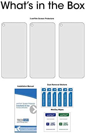 (3 Pack) amFilm 5.8 inch Tempered Glass Screen Protector for Google Pixel 4A, 0.26mm Thickness HD Clear, Anti-Scratch Bubbles-Free