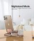 LERCIOR Portable 3 in 1 Charging Station for Apple Devices Foldable Charger Station for Apple Watch 7/6/SE/5/4/3/2/1 Charger Stand, Charging Dock Station for iPhone AirPods Pro 3/2/1 Rose Gold