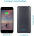 BESTON Portable Charger, Ultra Slim 10000mAh Power Bank, Dual High-Speed Charging Port Battery Pack for iPhone, Android Phones, Tablets