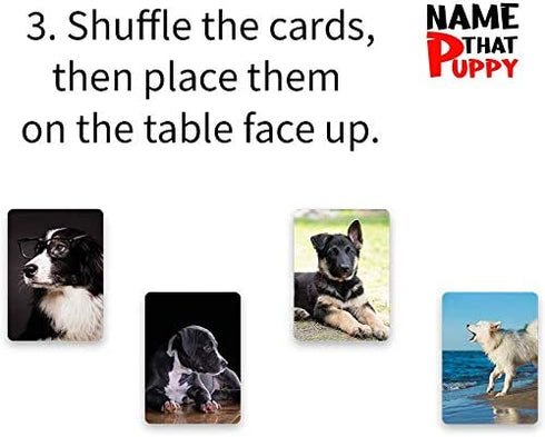 Name That Puppy - A Dog Game for Kids Who Love Animals - This Super Silly Game is Pawsome Fun for The Whole Family! Great Dog Gift for Boys and Girls!