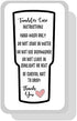 Dusty Pink Heart Handmade Tumbler Care Instruction and Cleaning Card Printed | 50 Pack | Bulk Tumbler Cards in Box For Vinyl, Glitter, Decals, Crafters, Epoxy, Resin