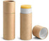 Healthcom 10 Pcs 1 Oz Paperboard Lip Balm Tubes Cardboard Lipstick Tube Kraft Paper Empty Refillable Lip Gloss Containers Chapstick Container Round Paper Solid Perfume Tube for DIY Cosmetic Lotions Deodorant,Brown