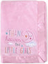 Baby Essentials 30x40 Fleece Baby Blanket with Satin Trim for Boys, Girls, and Unknown Gender Baby (Pink)