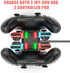 Controller Charger Dock for Nintendo Switch, 6 in 1 Charging Station for Nintendo Switch Joy-Con Controllers and Pro Controllers Black