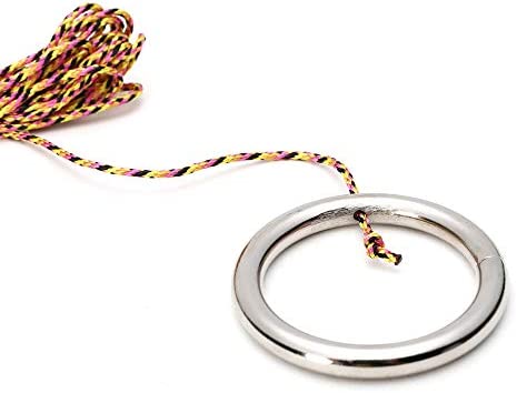 IParts Hook and Ring Swing DIY Kit Heavy-Duty Hardware and String Ring Toss Game, Set of 2
