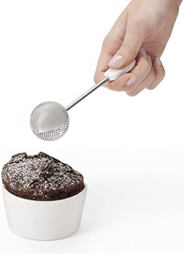 OXO Good Grips Baker’s Dusting Wand for Sugar, Flour and Spices, Stainless Steel, 9 x 3 x 3