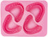 Fairly Odd Novelties FON-10014 Smile Teeth Denture Shaped ICE Tray Mold Perfect Gag or White Elephant Gift for Dentists or Seniors makes 4 Cubes One Size Pink