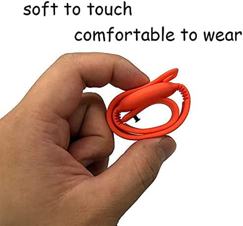 (2 Pack) Kids / Adults Anti-Lost Bracelet for AirTag, iZi Way Soft Silicone Wristband Watch Band Protective Case Cover Holder for Apple Air Tag Tracker - Black
