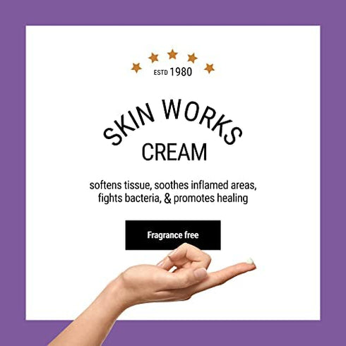 The Coat Handler Skin Works, 4 oz | All Natural Ingredients, Non-Greasy, Soothing and Healing, Softens Calluses, Calms Inflamed Areas, Moisturizes Dry Skin for Pets and Humans