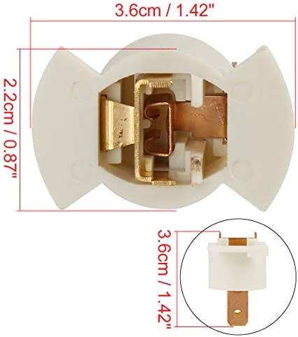 X AUTOHAUX H1 Headlight Bulb Socket Holder Connector for Honda CR-V 2005-2006 33116-SD4-961