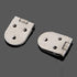 4Pcs 90 Degree Solid Hinge ?Cabinet Door Hinges, Flush Cabinet Hinges? with Screws ?Silver?