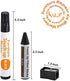 Katzco Wood Furniture Repair Kit Wood Markers For Scratches - Set of 13 - Markers and Wax Sticks with Sharpener - Wood Floor Scratch Remover Cover-Up for Tables, Desks