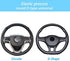 Elastic Stretch Steering Wheel Cover, Universal 15 Inch Automotive Steering Wheel Cover, Microfiber Breathable Ice Silk, Anti-Slip, Odorless, Easy Carry,Warm in Winter and Cool in Summer (Purple)