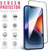 ROFI Anti Blue Light Screen Protector Universal Compatible with iPhone 14/iPhone 13&13 Pro in 6.1 Inch Full Coverage Tempered Glass Protector+Back Screen Protector Ultra Clear Eye Protector 9H Hardness Bubble-Free Easy Installation