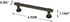 Franklin Brass P29617K-WCN-B 4" (102mm) Straight Bar Pull, 4" (102 mm), Warm Chestnut, Pack of 10
