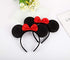 FANYITY Mouse Ears Headbands Sequin Hair Band for Girls Women Boys Party, 3 Pieces
