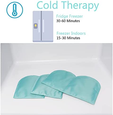Hot and Cold Hand Therapy Gloves, Hand Ice Pack, Ice and Heat Therapy Pain Relieving Mittens | Microwavable and Freezable, Arthritis, Finger and Hand Injuries, and Carpal Tunnel Small, Medium