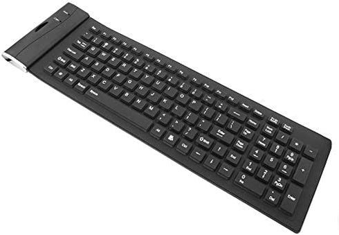 axGear Waterproof Silicone Keyboard Foldable Flexible USB Dustproof DirtProof Full Size