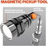 Gifts for Men Telescoping Flexible Magnetic Pickup Tool With 3 Super Bright Led Lights, Gifts for Dad, Father, Husband, Handy Men or Women, Birthday Gifts Idea, 1 Pack