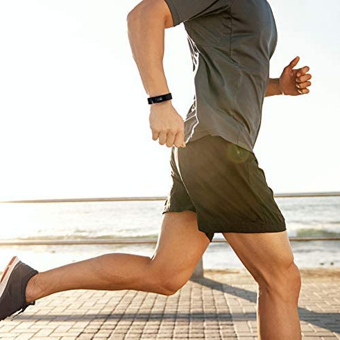 PACK 3 Silicone Bands for Fitbit Inspire HR & Fitbit Inspire 2 & Fitbit Inspire & Ace 2 Replacement Wristbands for Women Men Small Large (Small: for 5.5"-7.9"wrists, Black+Navy Blue+Gray)