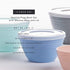 BINO Plastic Mini Prep Bowls with Lids Set - Plastic Bowl Set Prep Bowls for Kitchen