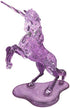 BePuzzled (BEPUA) Deluxe 3D Crystal Puzzle-Unicorn - Fun Yet Challenging Brain Teaser That Will Test Your Skills & Imagination, for Ages 12+(Purple), Model Number: 31060M