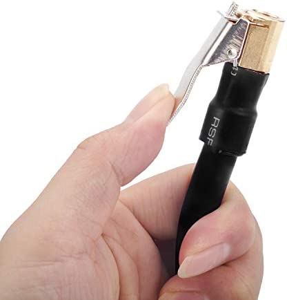Wikkiv Car Air Rubber Hose Tire Inflator Hose Inflator Self-Locking Tube Suitable for Standard Fine Thread 0.305" x32TPI Air Compressor Pump EPAuto/AstroAI/JACO/DBPOWER/Mbrain/Audew