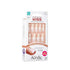 KISS Salon Acrylic Natural 28 Nails Real Short Length KSAN01 (1 PACK)