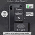 uowlbear Battery for iPhone X, 4400mAh Rechargeable Battery for A1865 A1901 A1902 with Complete Replacement Kits, 2 Set Adhesive Strips and Seal -0 Cycle High Capacity