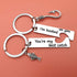 Couple Keychain Gift I'm Hooked on You You're My Best Catch Keychain His and Hers Jewelry Keychain Set Gift for Dad Couples Boyfriend Girlfriend Christmas Gift Valentine's Gift Anniversary Keychain Gift