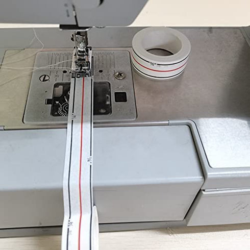 HONEYSEW 4 Rolls Diagonal Seam Tapes Sewing Basting Tape for Sewing Straight Diagonal Seams Instruction Tool