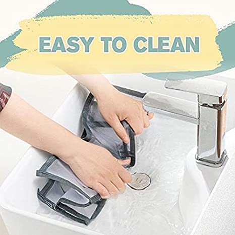 Clothing Organizer?2pcs Wardrobe Drawer T-Shirt Pants Organizer 7 Grids Foldable Washable Closet Organizers and Storage Stacking Separation Bags