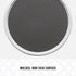 Copco Basics Non-Skid Pantry Cabinet Lazy Susan Turntable, 12-Inch, White/Gray