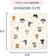 Paper Lunch Napkins by Studio Oh! - Doggone Cute - Pack of 40 - Full-Color Art - 3-Ply Strong & Durable, Easy Cleanup - for Everyday & All Occasions