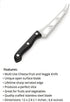 Prodyne CK-300 Multi-Use Cheese Fruit and Veggie Knife