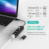USB 3.0 Hub Ethernet with USB C Adapter, 3 Port USB 3.0 Splitter Gigabit Ethernet Hub + USB C HUB Network RJ45 1000Mbps USB Extender