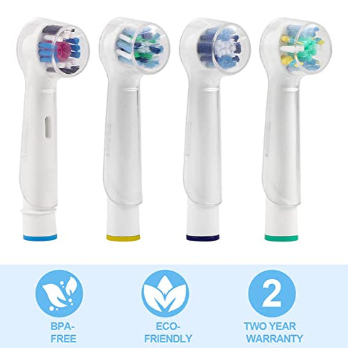 6 Pack Cover for Protecting Oral-B Replacement Brush Heads Electric Toothbrush | Convenient for Travel and More Sanitary to Keep Germs Dust Away for Better Health by HSYTEK